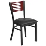 Flash Furniture XU-DG-6G5B-MAH-BLKV-GG Chair, Side, Indoor