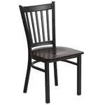 Flash Furniture XU-DG-6Q2B-VRT-WALW-GG Chair, Side, Indoor