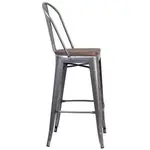 Flash Furniture XU-DG-TP001B-30-WD-GG Bar Stool, Indoor