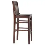 Flash Furniture XU-DG-W0006BAR-WAL-GG Bar Stool, Indoor