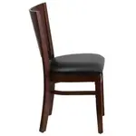 Flash Furniture XU-DG-W0094B-WAL-BLKV-GG Chair, Side, Indoor