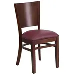 Flash Furniture XU-DG-W0094B-WAL-BURV-GG Chair, Side, Indoor