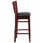 Flash Furniture XU-DG-W0094BAR-MAH-BLKV-GG Bar Stool, Indoor