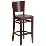 Flash Furniture XU-DG-W0094BAR-WAL-WAL-GG Bar Stool, Indoor