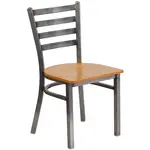 Flash Furniture XU-DG694BLAD-CLR-NATW-GG Chair, Side, Indoor