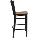 Flash Furniture XU-DG697BLAD-BAR-MAHW-GG Bar Stool, Indoor