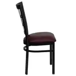 Flash Furniture XU-DG6Q3BWIN-BURV-GG Chair, Side, Indoor