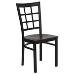 Flash Furniture XU-DG6Q3BWIN-MAHW-GG Chair, Side, Indoor