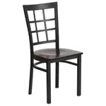 Flash Furniture XU-DG6Q3BWIN-WALW-GG Chair, Side, Indoor