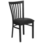 Flash Furniture XU-DG6Q4BSCH-BLKV-GG Chair, Side, Indoor