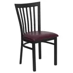 Flash Furniture XU-DG6Q4BSCH-BURV-GG Chair, Side, Indoor