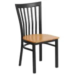Flash Furniture XU-DG6Q4BSCH-NATW-GG Chair, Side, Indoor