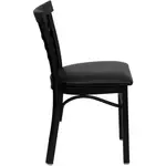 Flash Furniture XU-DG6Q6B1LAD-BLKV-GG Chair, Side, Indoor