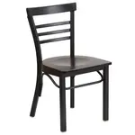 Flash Furniture XU-DG6Q6B1LAD-WALW-GG Chair, Side, Indoor