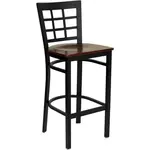 Flash Furniture XU-DG6R7BWIN-BAR-MAHW-GG Bar Stool, Indoor