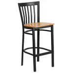 Flash Furniture XU-DG6R8BSCH-BAR-NATW-GG Bar Stool, Indoor