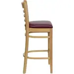 Flash Furniture XU-DGW0005BARLAD-NAT-BURV-GG Bar Stool, Indoor