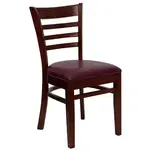 Flash Furniture XU-DGW0005LAD-MAH-BURV-GG Chair, Side, Indoor