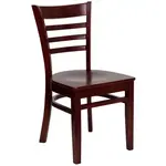 Flash Furniture XU-DGW0005LAD-MAH-GG Chair, Side, Indoor