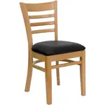 Flash Furniture XU-DGW0005LAD-NAT-BLKV-GG Chair, Side, Indoor