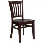Flash Furniture XU-DGW0008VRT-MAH-GG Chair, Side, Indoor