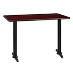 Flash Furniture XU-MAHTB-3042-T0522-GG Table, Indoor, Dining Height