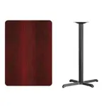 Flash Furniture XU-MAHTB-3042-T2230B-GG Table, Indoor, Bar Height