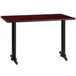 Flash Furniture XU-MAHTB-3048-T0522-GG Table, Indoor, Dining Height
