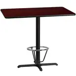 Flash Furniture XU-MAHTB-3048-T2230B-3CFR-GG Table Top, Laminate