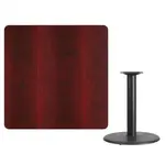 Flash Furniture XU-MAHTB-4242-TR24-GG Table, Indoor, Dining Height