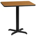 Flash Furniture XU-NATTB-2430-T2222-GG Table, Indoor, Dining Height