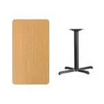 Flash Furniture XU-NATTB-2442-T2230-GG Table, Indoor, Dining Height