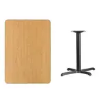 Flash Furniture XU-NATTB-3042-T2230-GG Table, Indoor, Dining Height