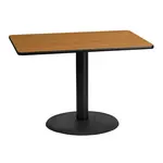 Flash Furniture XU-NATTB-3042-TR24-GG Table, Indoor, Dining Height