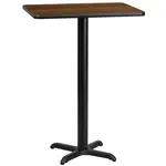 Flash Furniture XU-WALTB-2430-T2222B-GG Table, Indoor, Bar Height