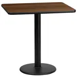 Flash Furniture XU-WALTB-2430-TR18-GG Table, Indoor, Dining Height