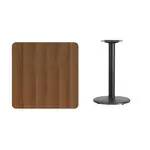 Flash Furniture XU-WALTB-3030-TR18-GG Table, Indoor, Dining Height