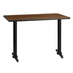 Flash Furniture XU-WALTB-3042-T0522-GG Table, Indoor, Dining Height