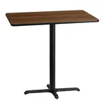 Flash Furniture XU-WALTB-3042-T2230B-GG Table, Indoor, Bar Height