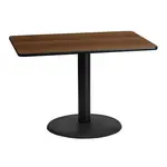 Flash Furniture XU-WALTB-3042-TR24-GG Table, Indoor, Dining Height