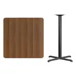 Flash Furniture XU-WALTB-3636-T3030B-GG Table, Indoor, Bar Height