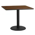 Flash Furniture XU-WALTB-3636-TR24-GG Table, Indoor, Dining Height