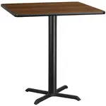 Flash Furniture XU-WALTB-4242-T3333B-GG Table, Indoor, Bar Height