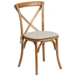 Flash Furniture XU-X-OAK-NTC-GG Chair, Side, Stacking, Indoor
