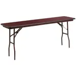 Flash Furniture YT-1872-HIGH-WAL-GG Folding Table, Rectangle