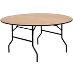 Flash Furniture YT-WRFT60-TBL-GG Folding Table, Round