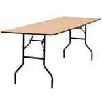 Flash Furniture YT-WTFT30X96-TBL-GG Folding Table, Rectangle