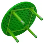 Flash Furniture YU-YCX-007-2-ROUND-TBL-GREEN-GG Table, Indoor, Activity