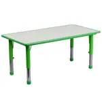 Flash Furniture YU-YCY-060-RECT-TBL-GREEN-GG Table, Indoor, Activity