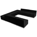 Flash Furniture ZB-803-710-SET-BK-GG Sofa Seating, Indoor